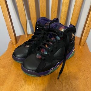 Air Jordan 7 Retro Black Purple